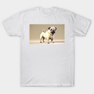 Pug Dog Portrait T-Shirt